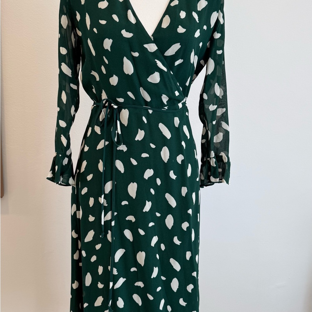 Reformation Petite Wrap Midi Dress